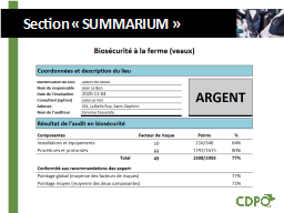  Section « SUMMARIUM » 